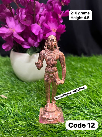 Prasiddh copper idols presents copper idol of Subramanya Murugan