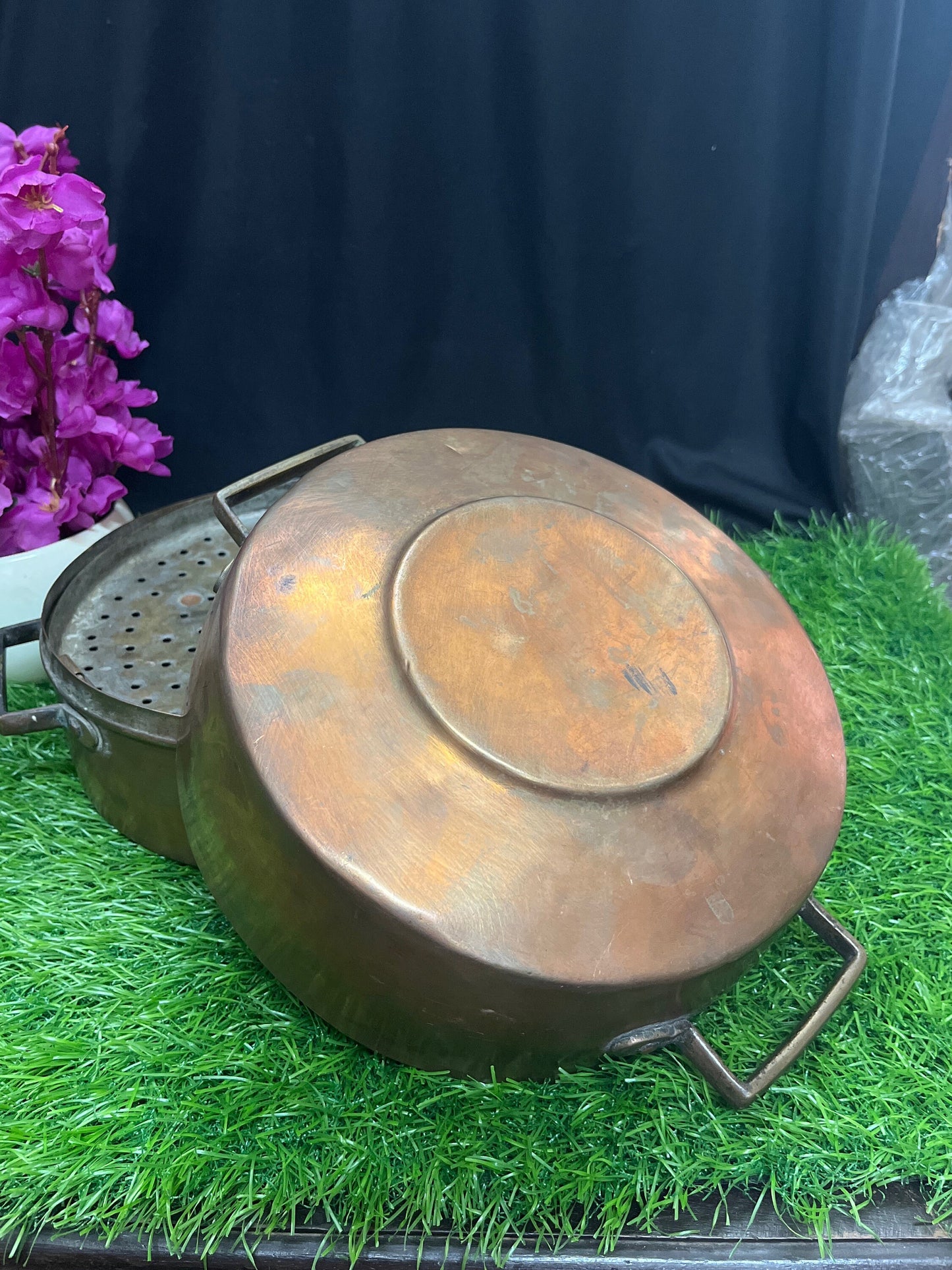 Brass made vintage modaka cooker