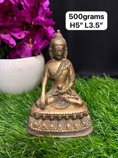 Bronze made Buddha figurine