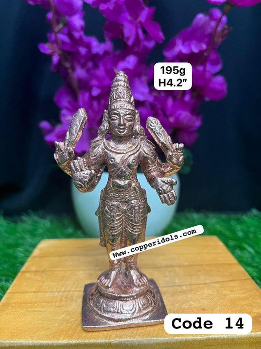 Prasiddh copper idol present copper idol of subramanya swamy / murugan karthikeya swamy