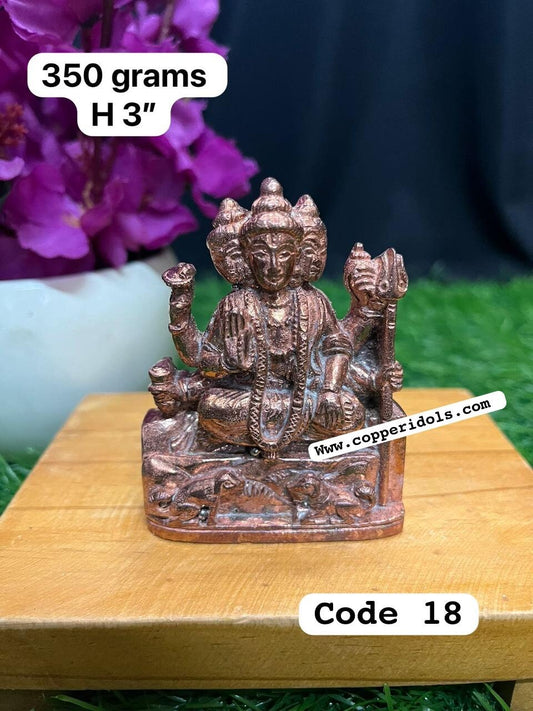 Prasiddh copper idol present copper idol of dattatreya swamy / datta swamy