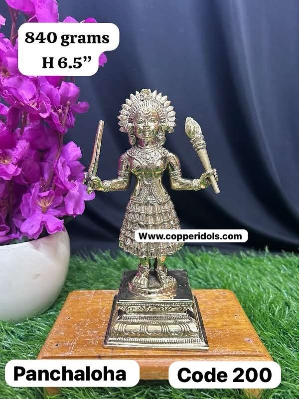 Panchaloha made yakshi kallurti idol