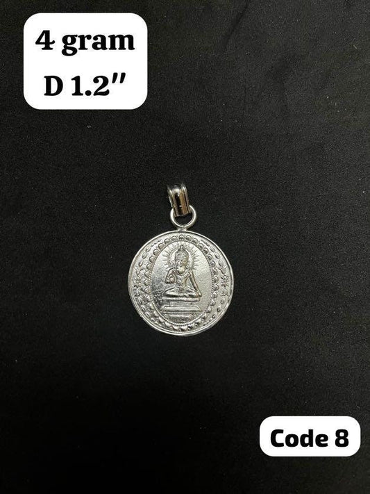 Prasiddh copper idols present silver pendant of rishi agastya