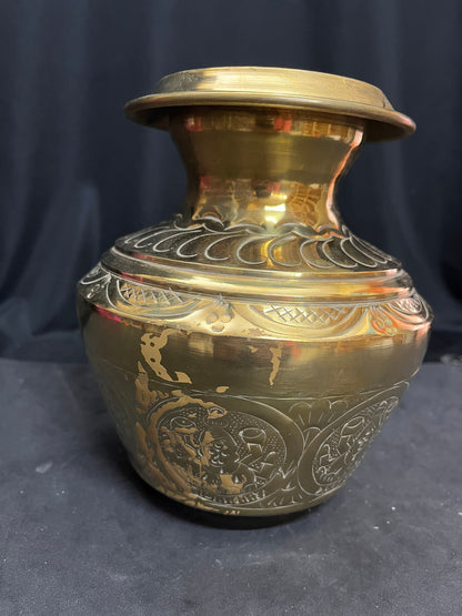 Brass made water pot for daily use