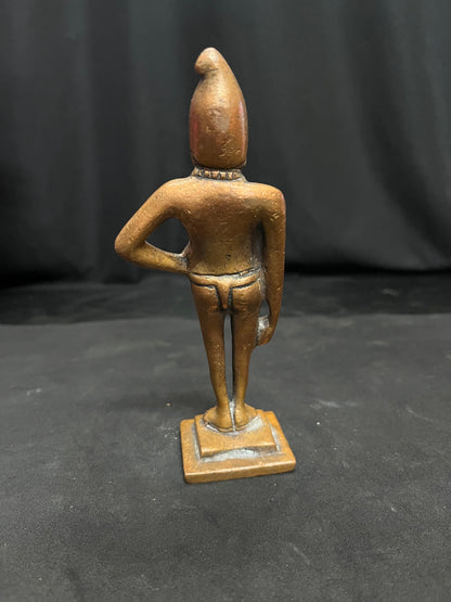 vintage copper casted akkalkot maharaja swami samarat