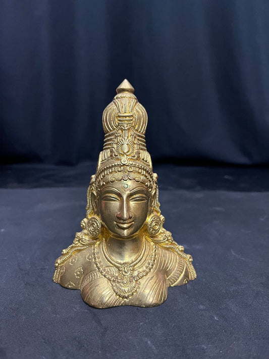 panchaloha made gowri bust figurine