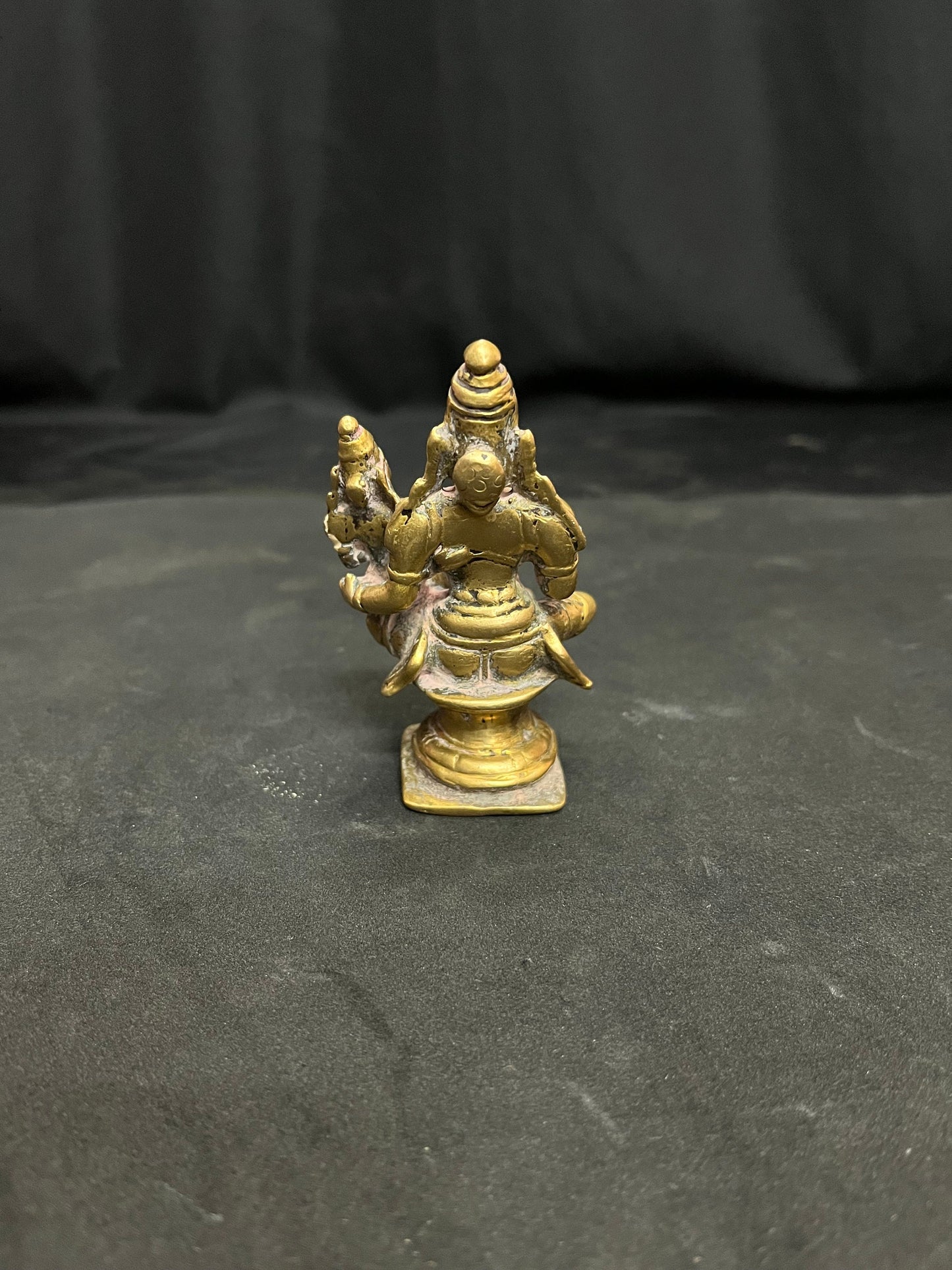 vintage bronze cast sita rama idol