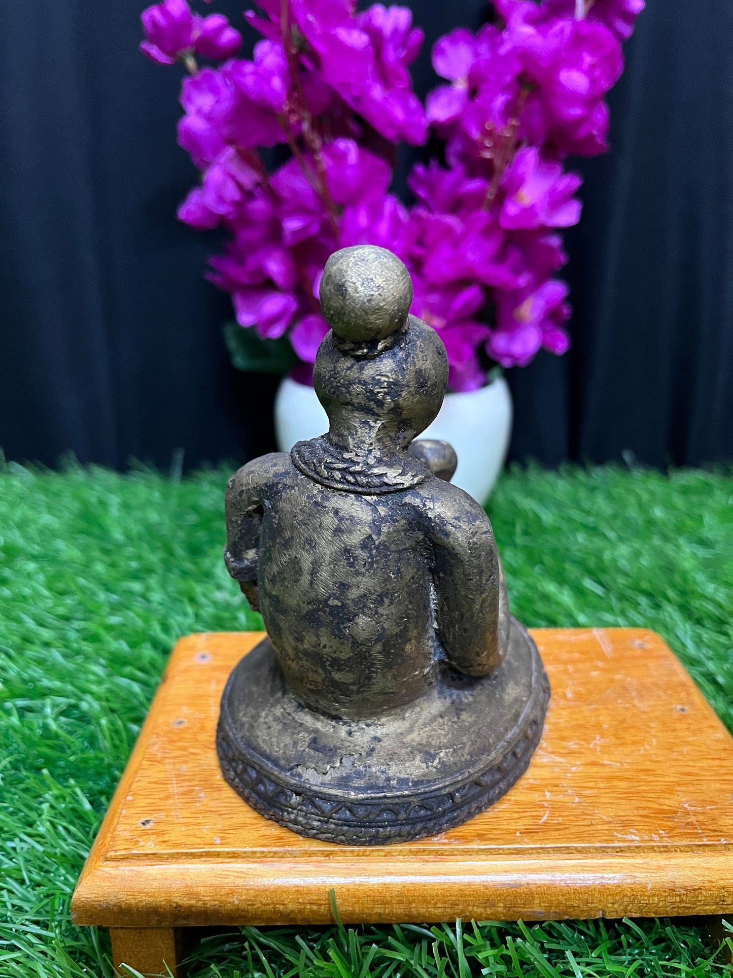 vintage bronze cast artefact