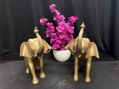 vintage bronze cast elephants from kerala