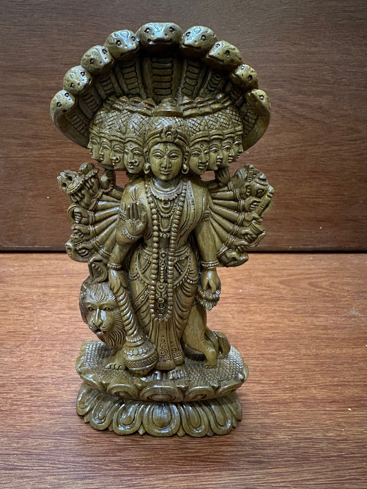 white teak made navadurga idol