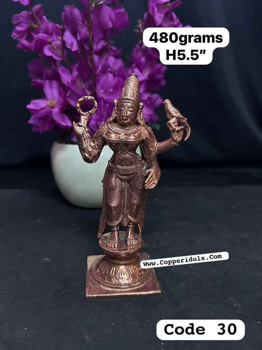 copper casted idol of Dharmasamvardhini