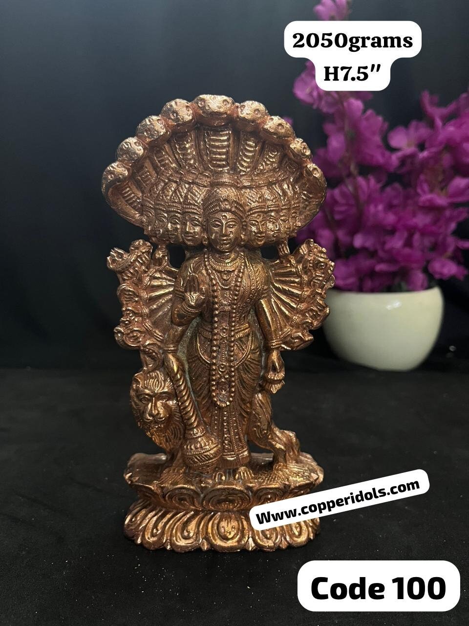 Prasiddh copper idol presents copper idol of navadurga