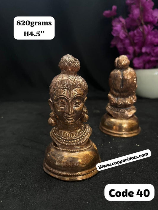 Prasiddh copper idols presents copper idol of lord Raama face Rama Mukha Rama Busy figurine