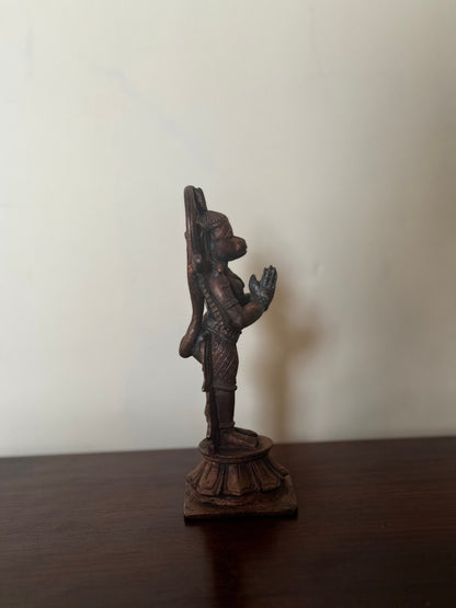 vintage panchaloha cast hanuman in anjali mudra