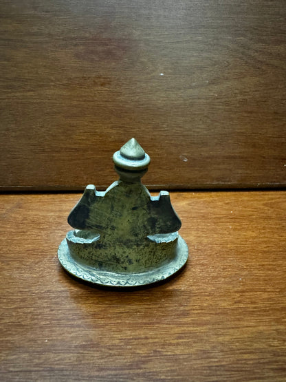 Vintage bronze cast nama lamp votive lamp from south india