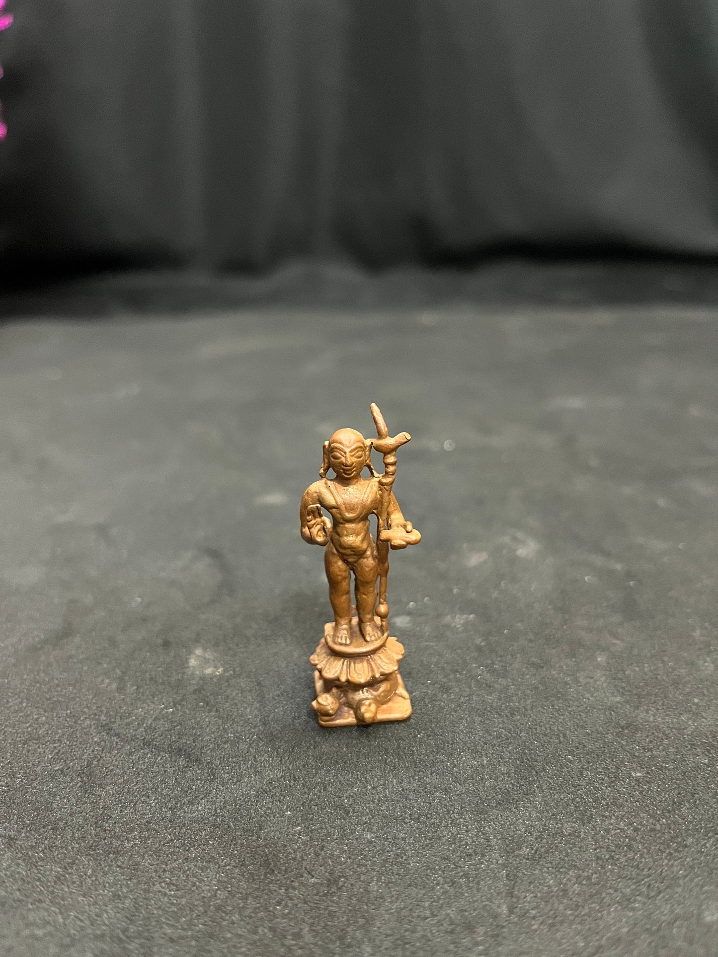 copper casted Madhvacharya figurine