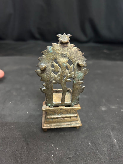 vintage bronze cast peeta prabhavali