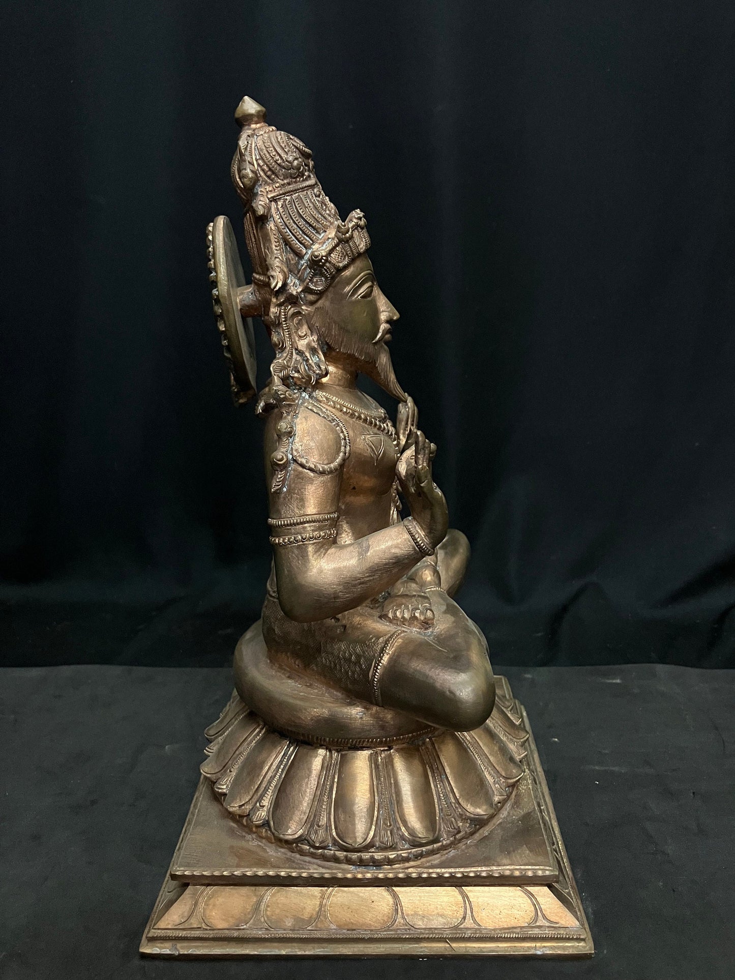 Panchaloha casted Sri Vedavyasa Idol