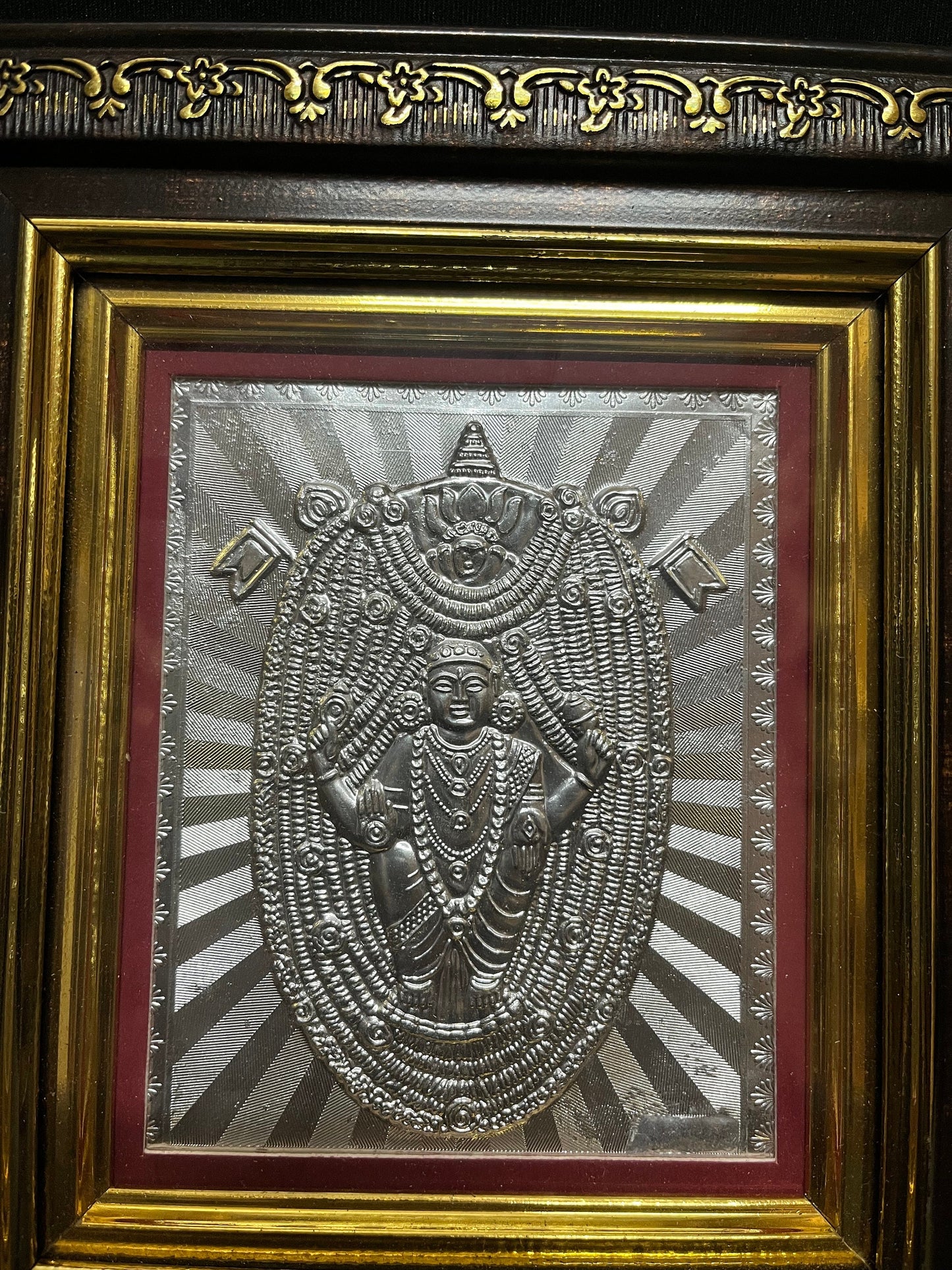 katilu Durga parameshwari silver embossed frame