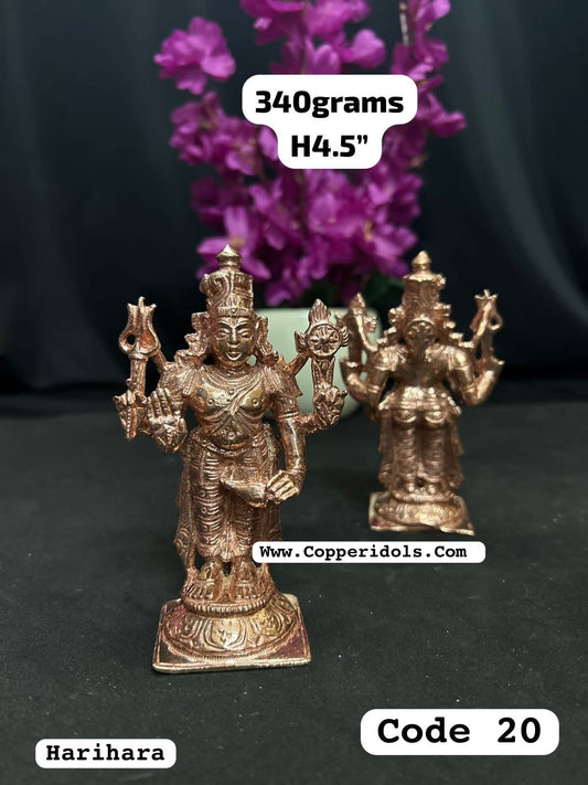 copper casted idol of Hari hara swamy