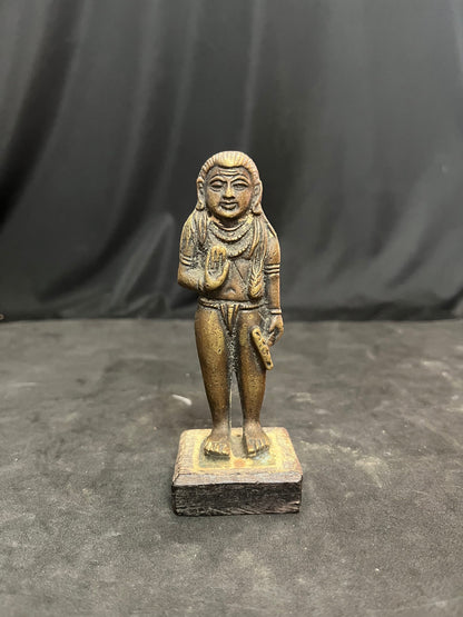 vintage bronze cast karthikeyan idol