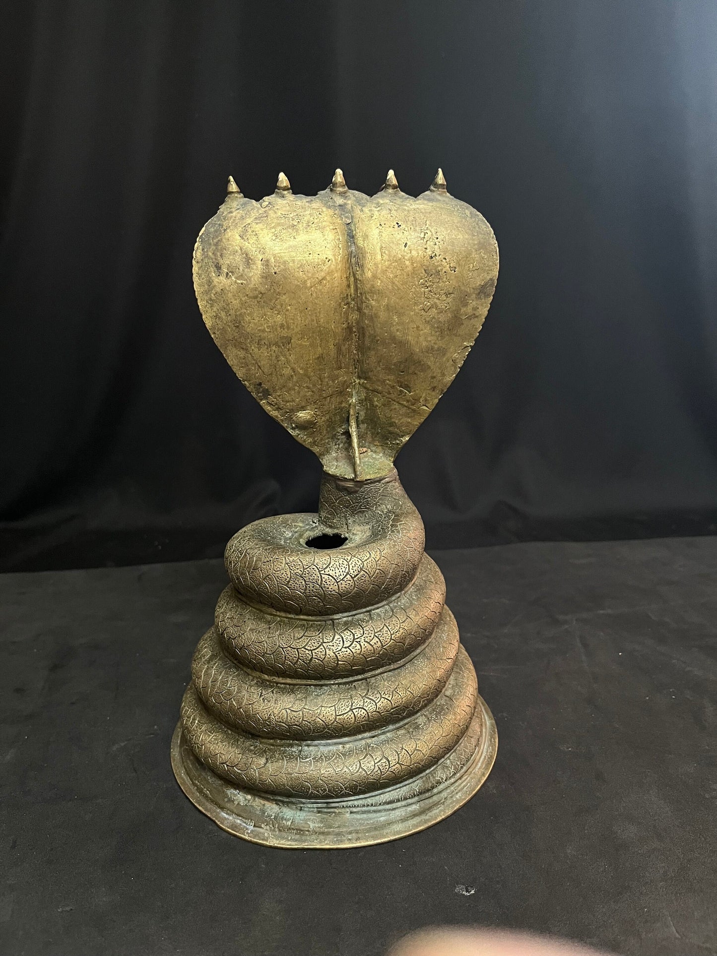 vintage bronze cast naga from karnataka