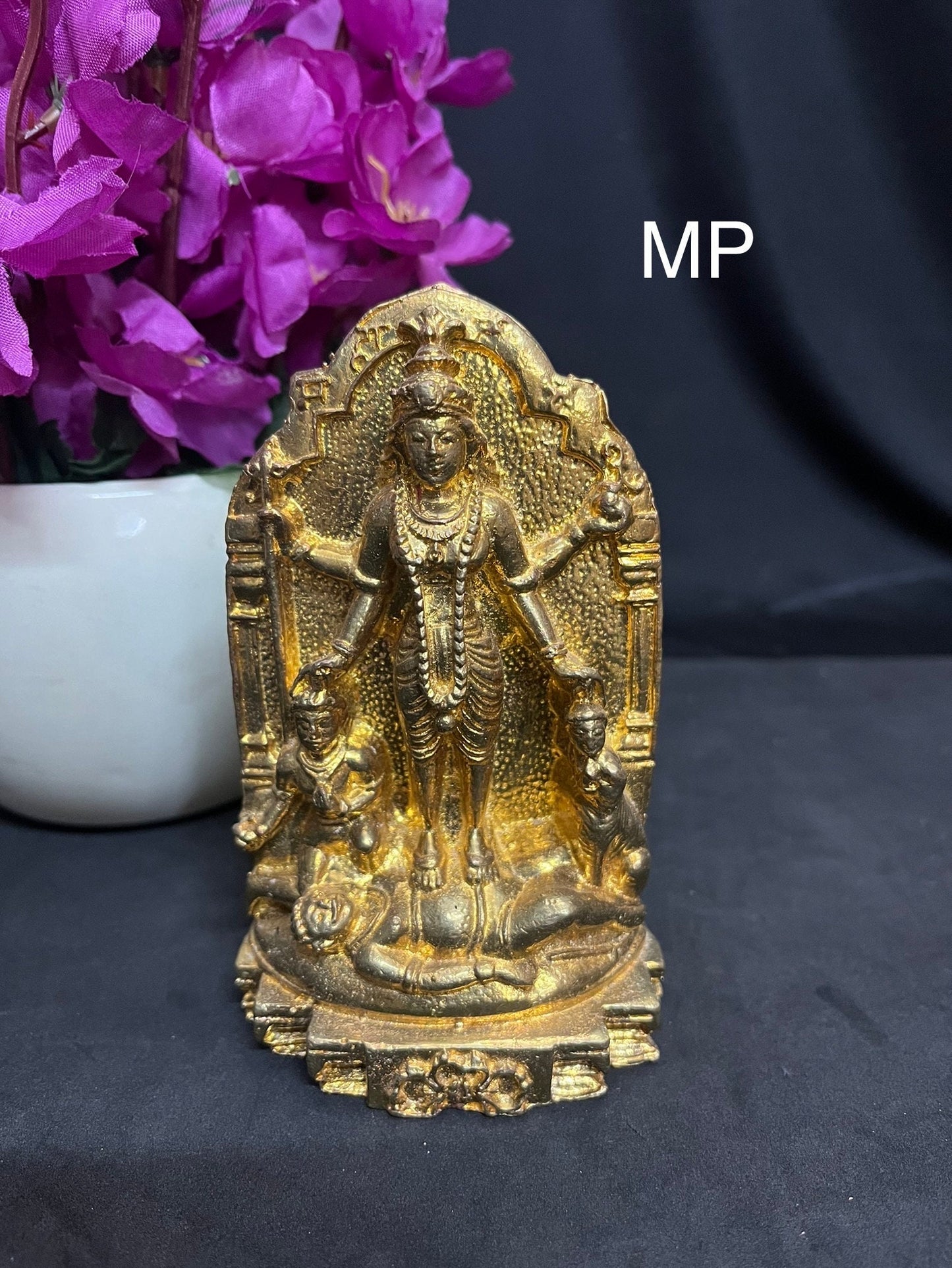 Prasiddh copper idols present panchaloha idol of mahalasa narayani