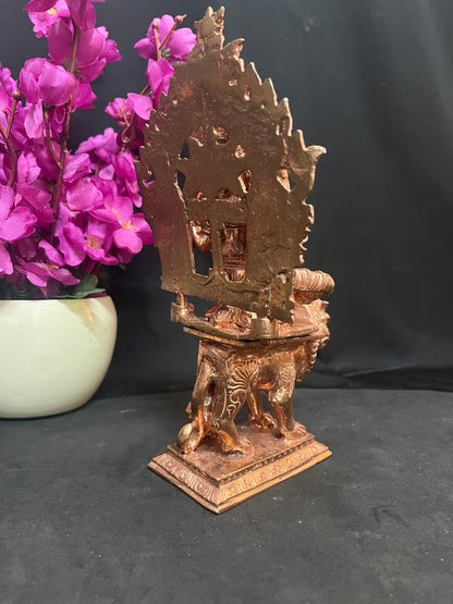 Prasiddh copper idols presents Kolhapur Mahalakshmi Amba Maa ji Idol