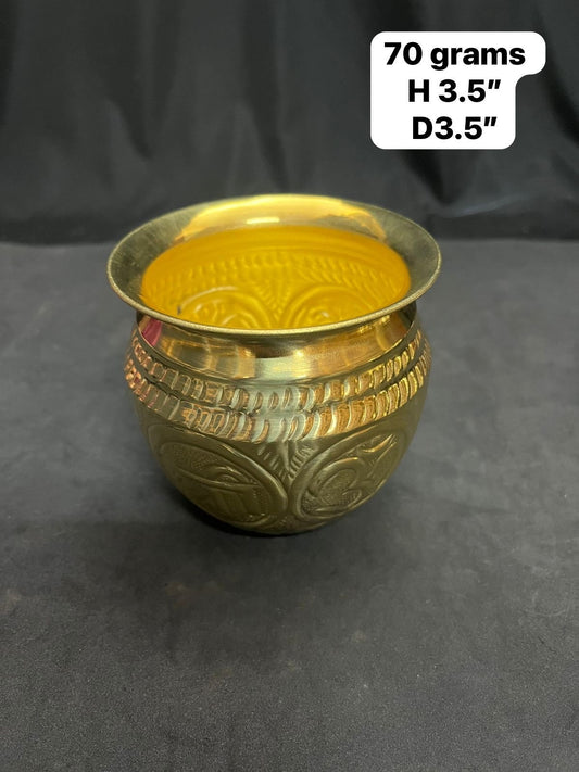 Brass kalasha pot ( set of 4 )