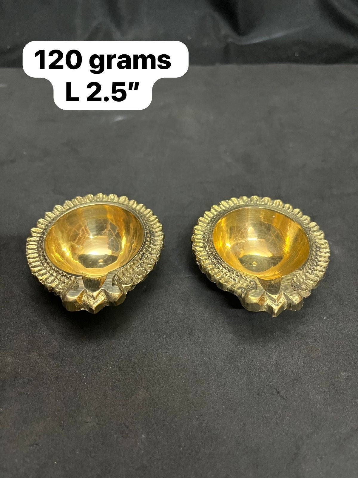 Brass cast oil lamp ( set of 2 )