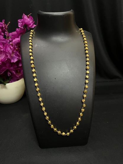 Vintage brass cast ashtapati gundu mala