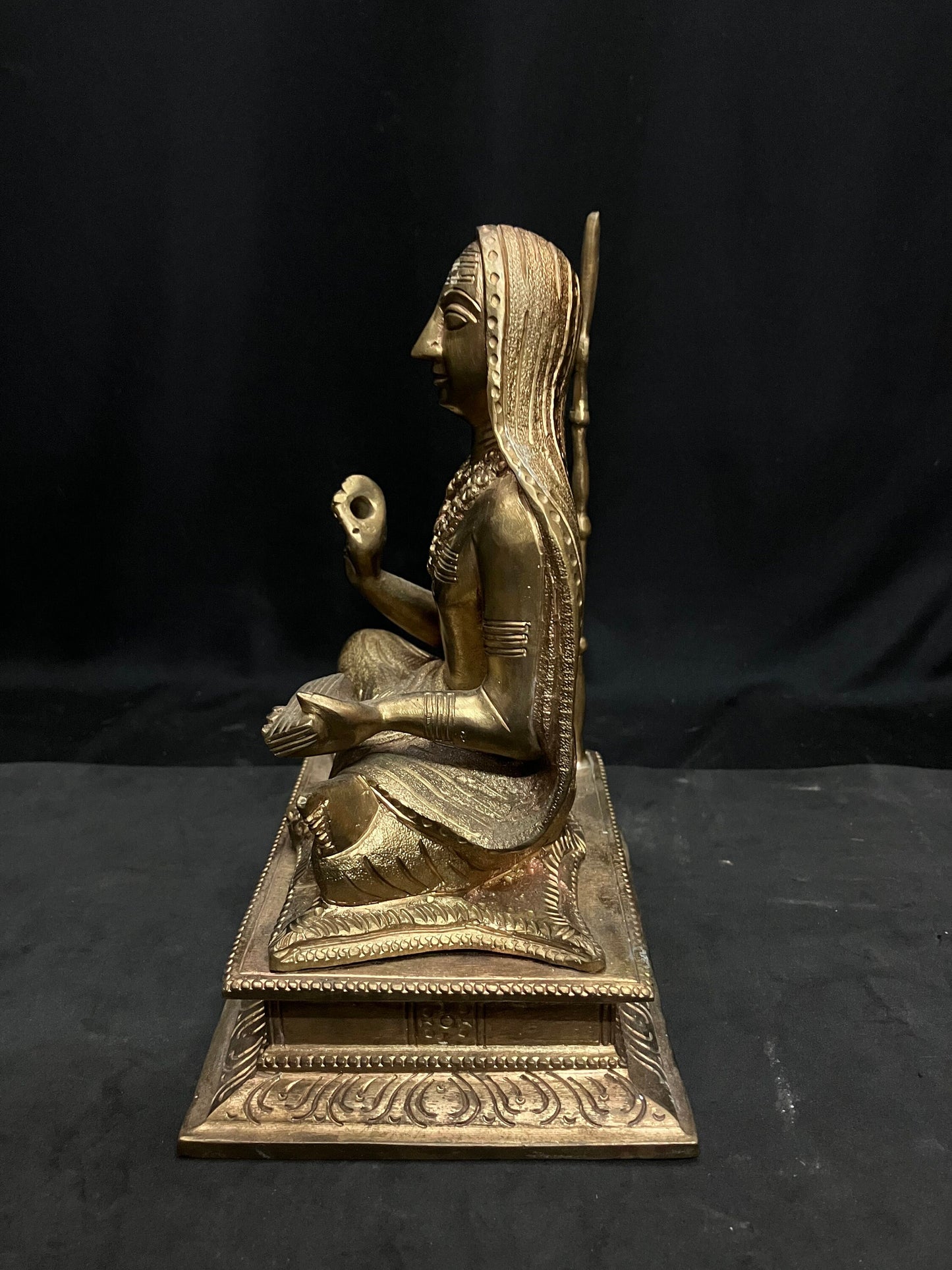 Panchaloha casted Shankaracharya idol