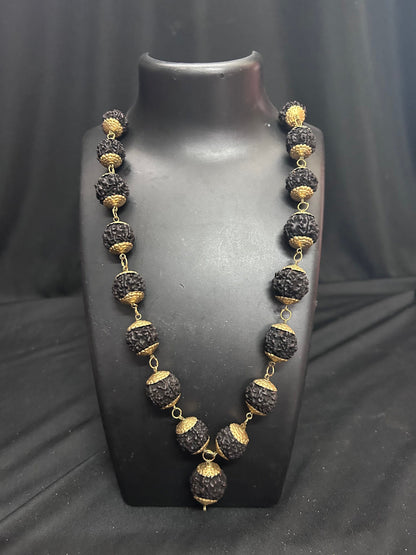 Brass made chain of Rudrakshi Beads