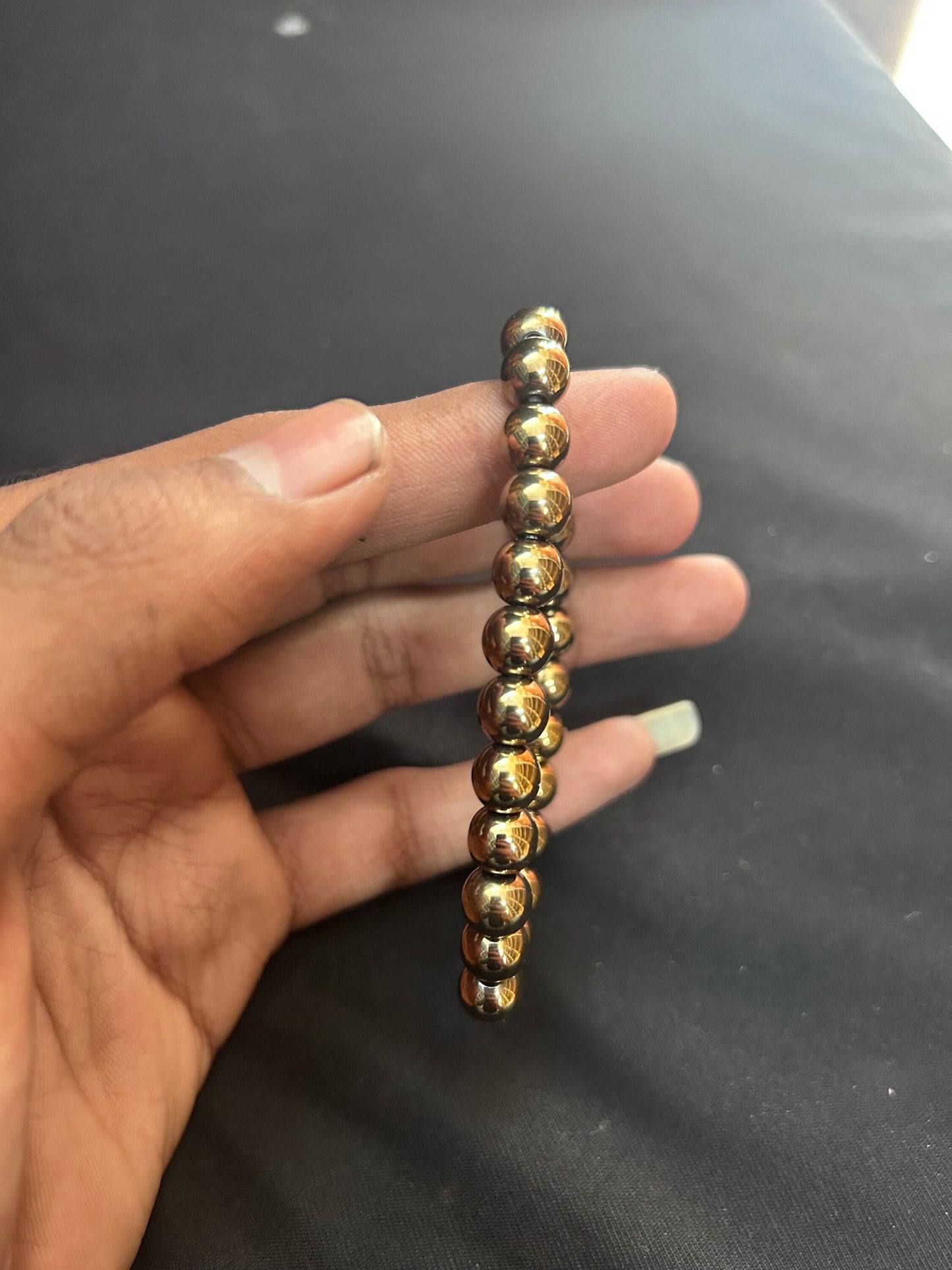 Pyrite made bracelet to attract luck prosperity money protection