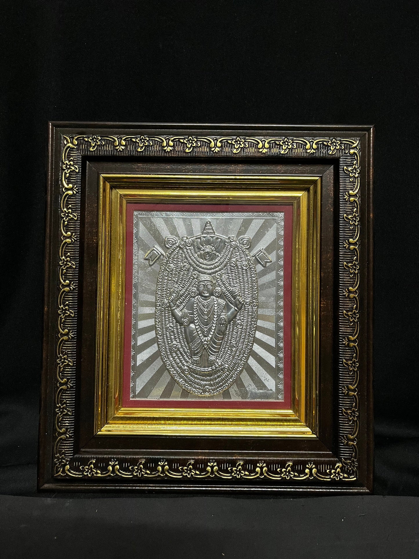 katilu Durga parameshwari silver embossed frame