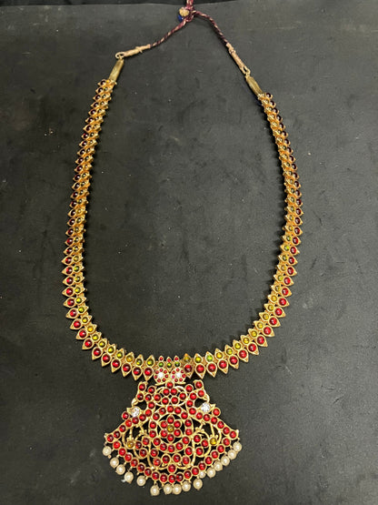 vintage brass necklace haram