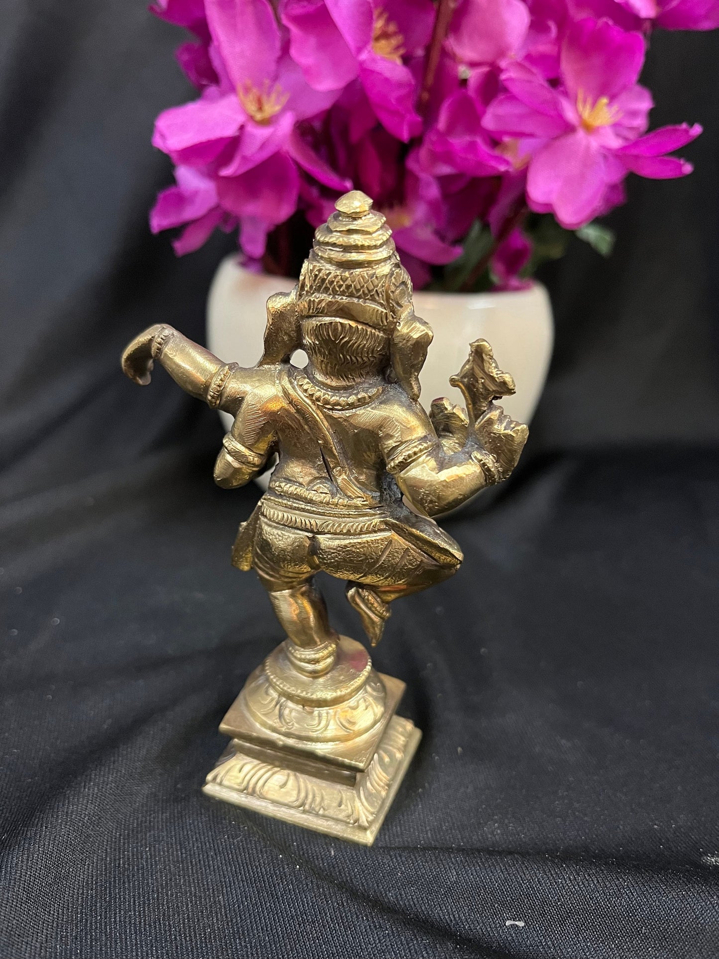 panchaloha handcrafted Narthana Ganesha