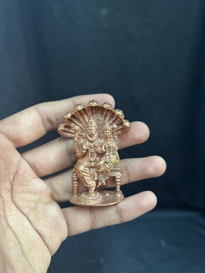 copper casted idol of lord lakshmi narasimha 2D model