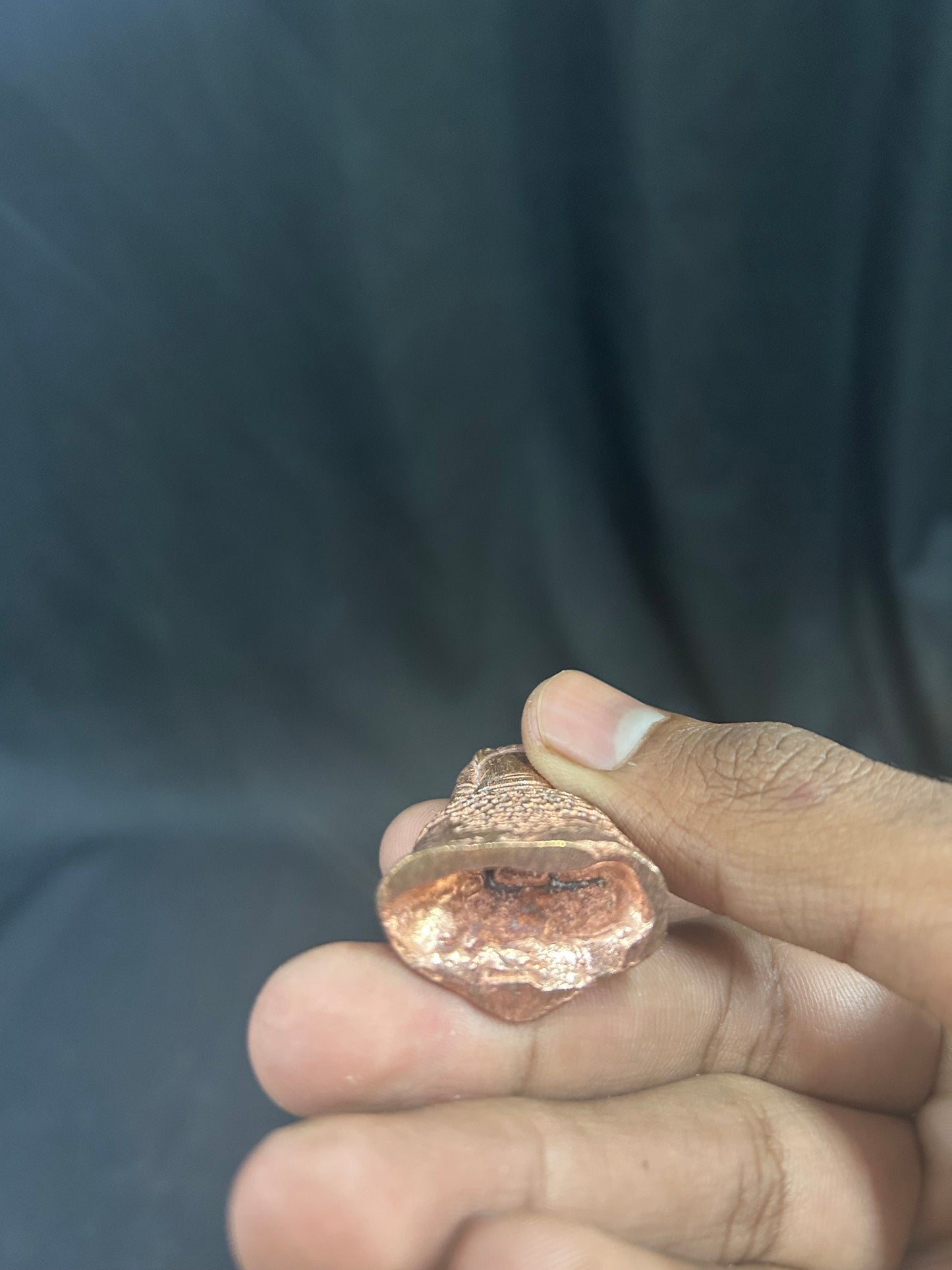 Copper casted idol of lord sai baba