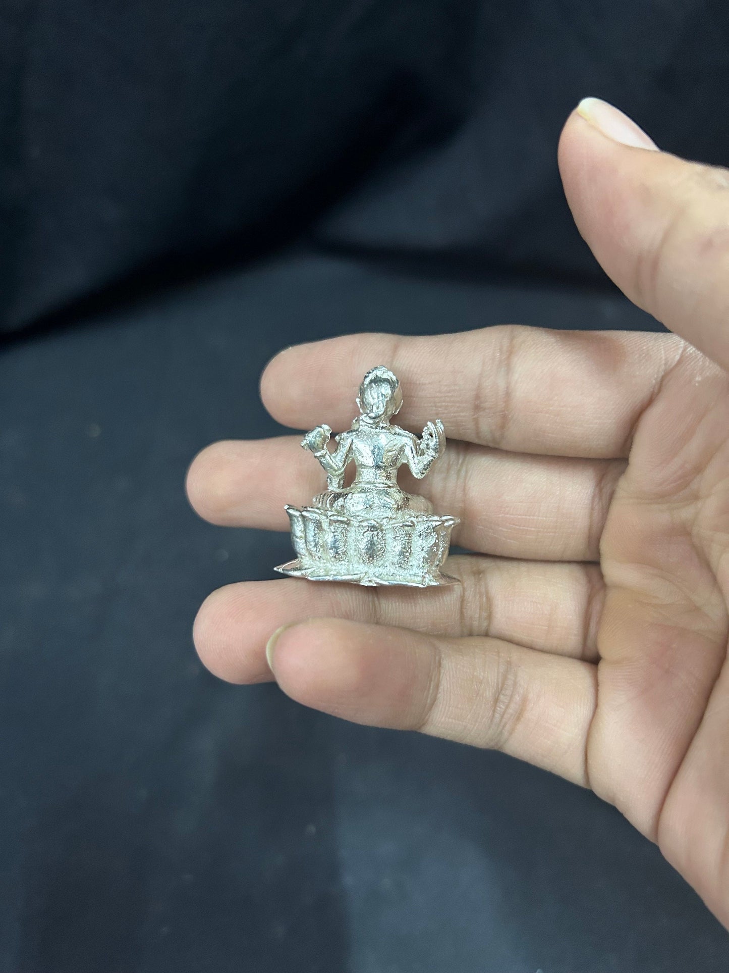 Prasiddh copper idol present silver idol of balatripura sundari