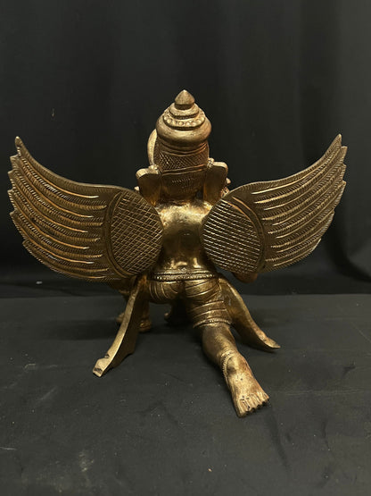 Prasiddh copper idols presents panchaloha idol of garuda vahana