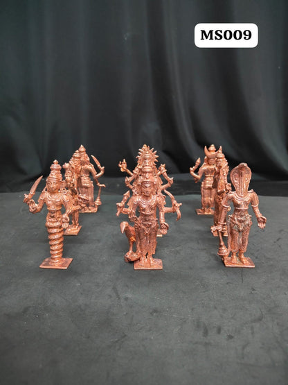 Prasiddh copper idol presents copper navagraha set