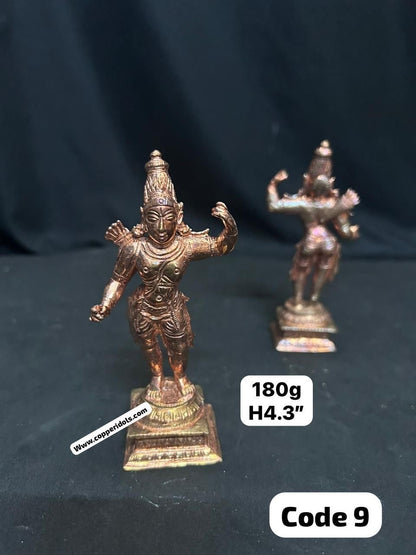 Copper casted idol of Rama