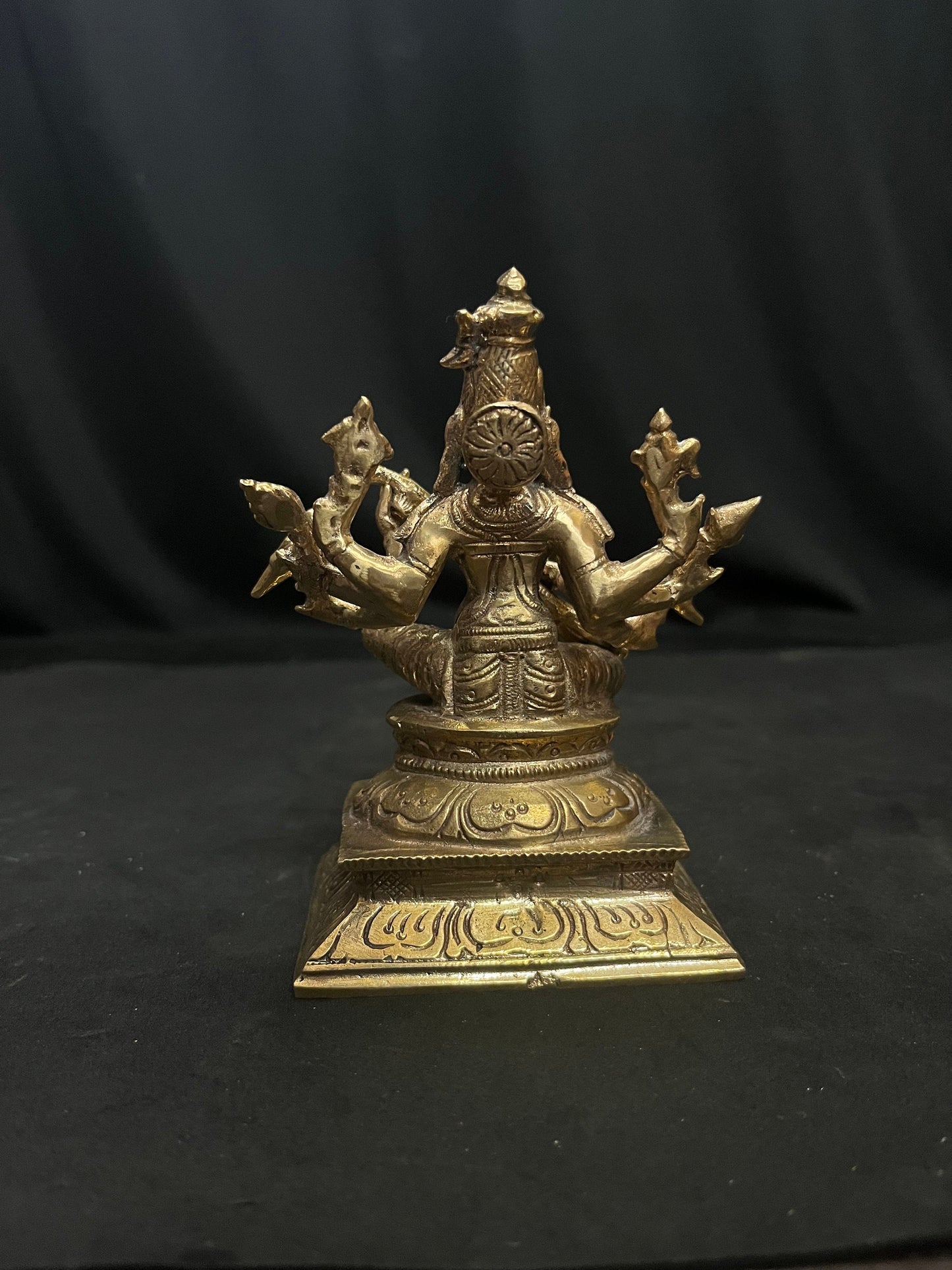 Bronze cast idol of Sri Rajashyamala, Raja Matangi ,Maha saraswati