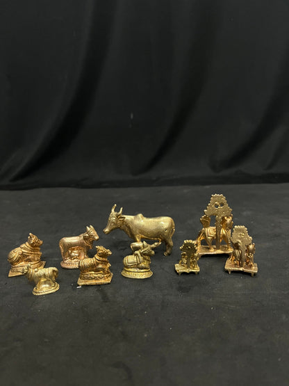 copper casted idols lot