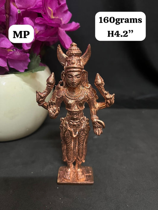 Copper idol of Sri Chandra Graha moorthy Navagraha moorthy