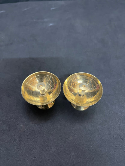 Brass oil lamp (set of 2 )