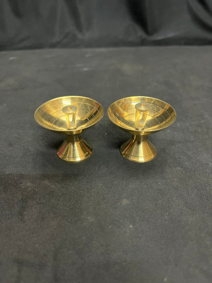 Brass oil lamp (set of 2 )