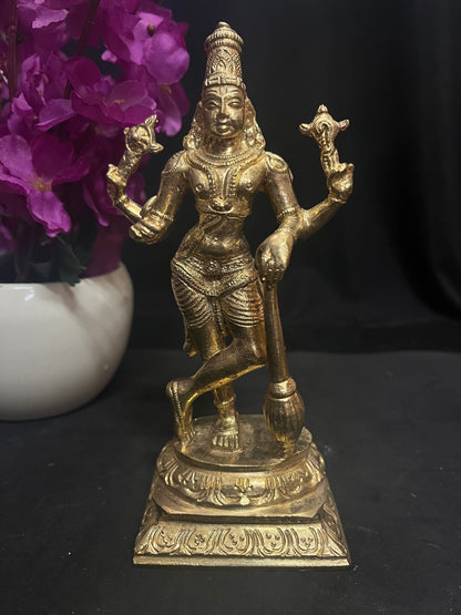 Prasiddh copper idol present panchaloha idol of dwarapalakaru / jaya and vijaya