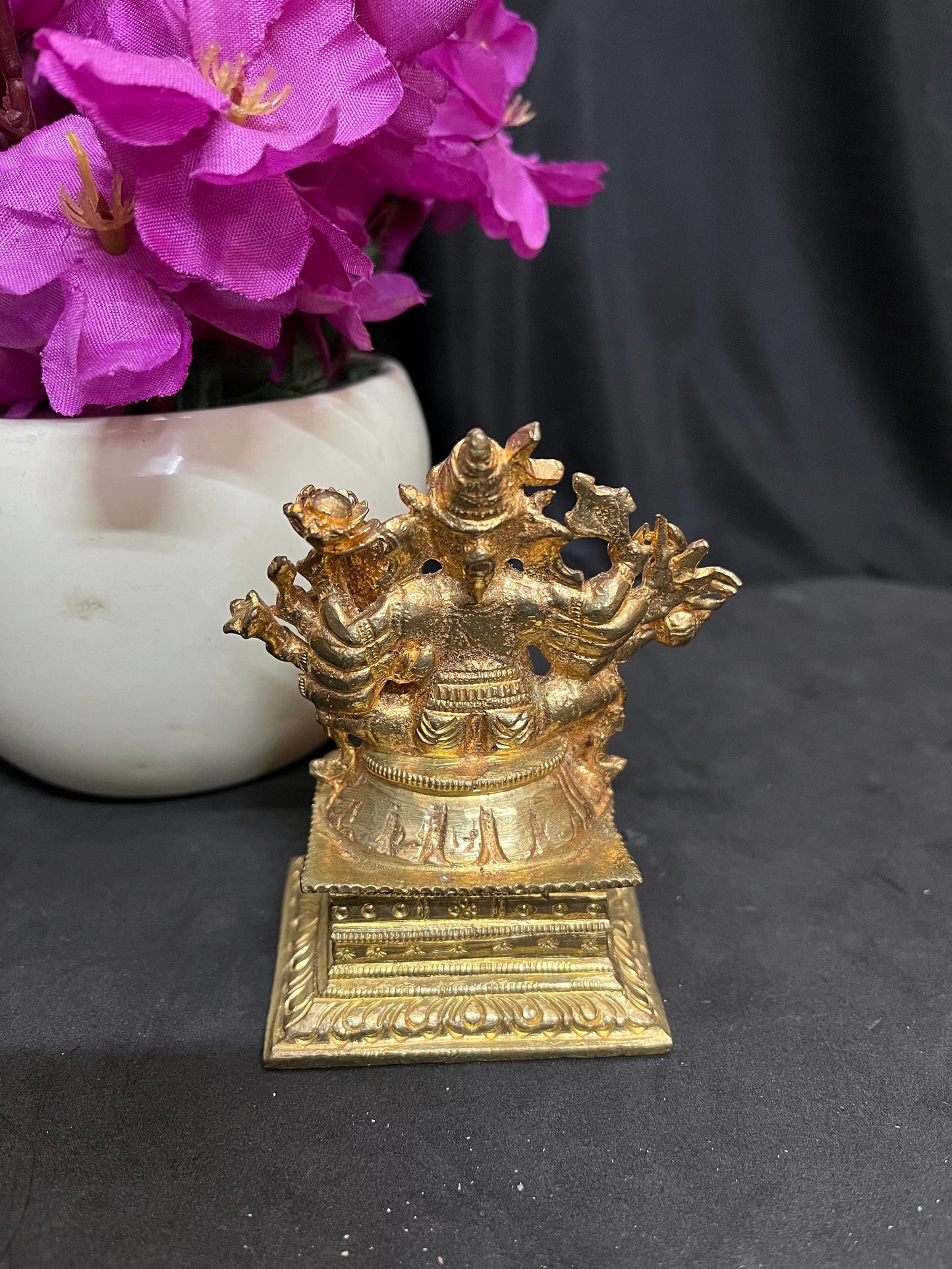 Prasiddh copper idols presents Panchaloha idol of shakti ganesha vallabha ganesha